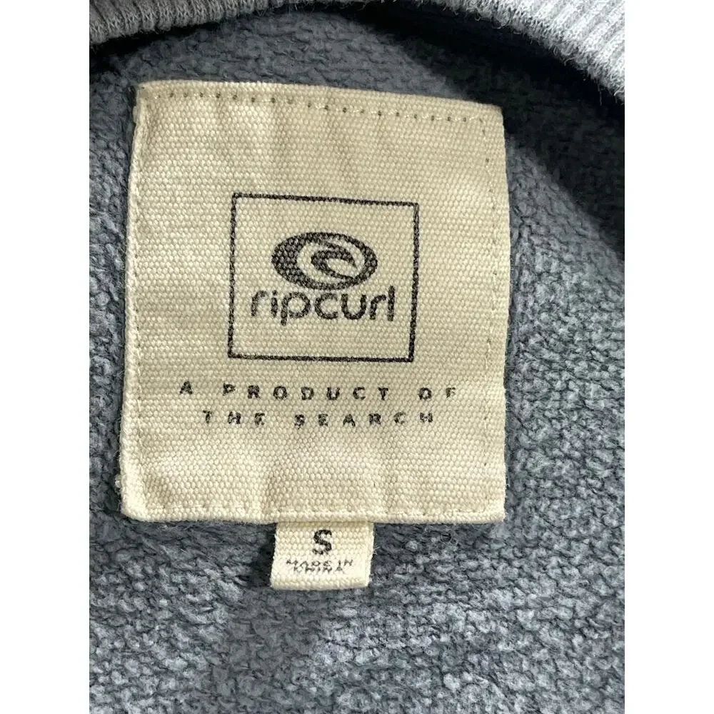 Rip Curl Surf Sweatshirt Women Small Blue Sunflower Surfboard Y2K Retro